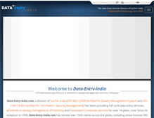 Tablet Screenshot of data-entry-india.com